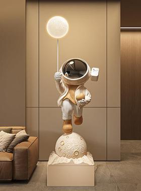新款太空人太空人大摆件客厅装饰轻奢高档玄关大型落地新房礼物