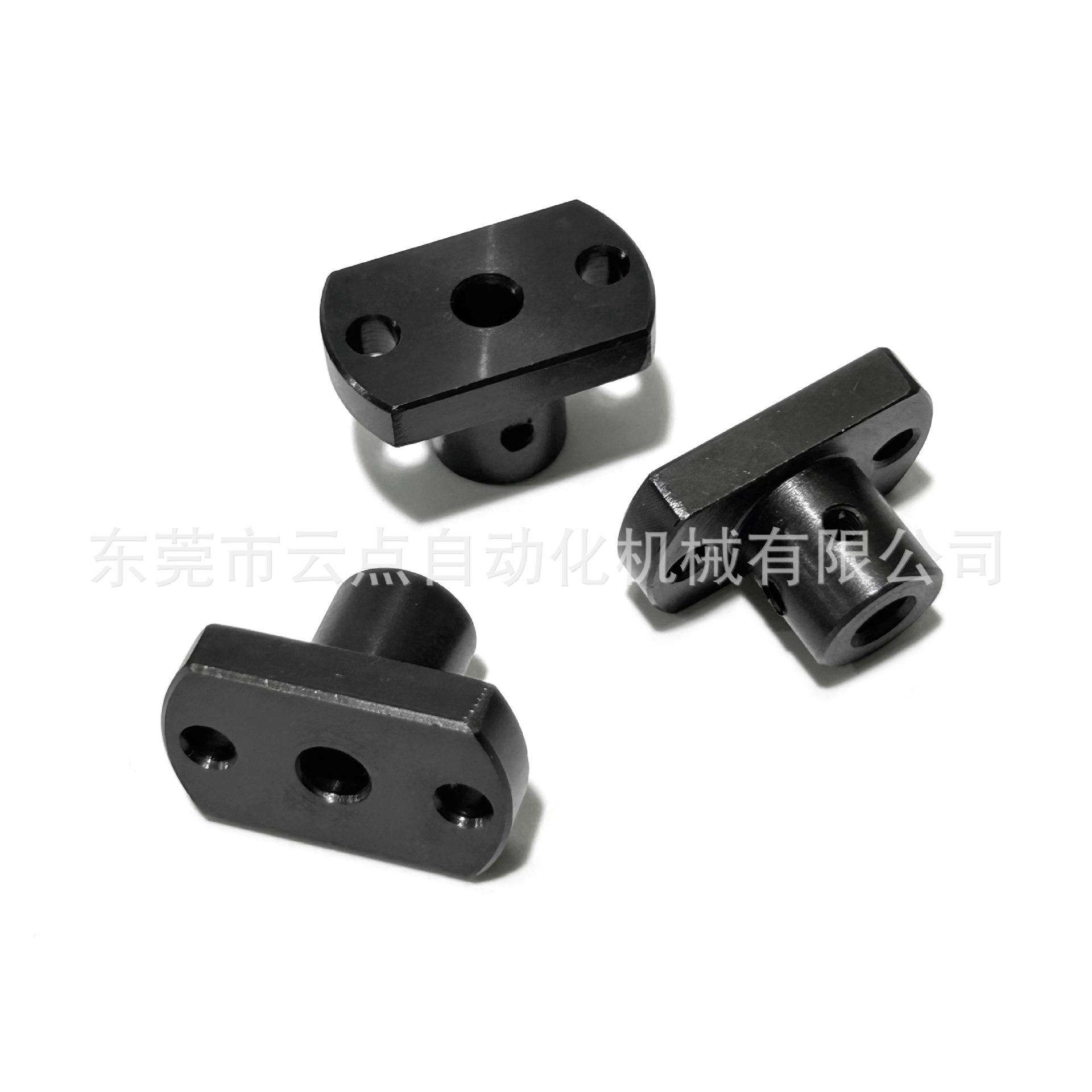 GAC21导向轴支座双切边法兰底座标准型光轴支柱固定支撑架钢制 - 图2