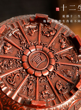 好货黄铜招财纯铜聚宝盆摆件存钱罐客厅家用全铜实心铜盆铜缸大号
