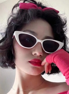 蔡徐坤韩版新款24年墨镜时尚防晒猫眼甜酷防紫外线情侣个性太阳镜