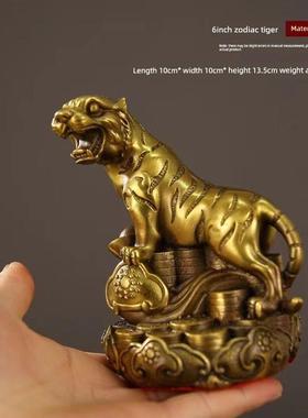 一套完整的中国黄铜生肖饰品，鼠，牛，虎，兔，龙，蛇，马，羊，