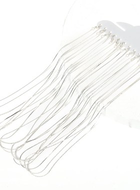 12pcs Necklace Curb Chains 40cm Length Lobster Clasp Metal L