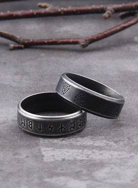 316L Stainless steel Odin Norse Viking Amulet Rune Fashion S