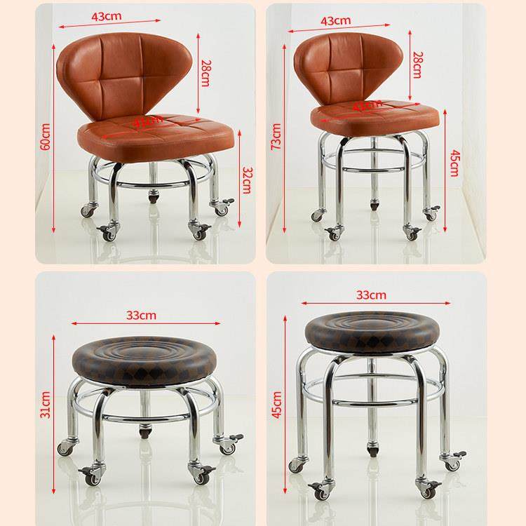 移动椅子静音万向轮凳椅代步旋转椅滑轮凳带轮凳修脚美甲凳换鞋凳,淘宝优惠券,粉丝福利购,淘宝优惠卷