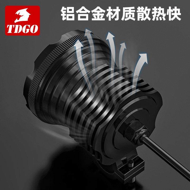 电动车灯超亮LED大灯前灯强光夜骑超亮铺路灯外置透镜机车射灯,淘宝优惠券,粉丝福利购,淘宝优惠卷