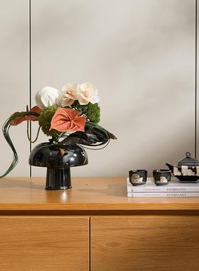 中式美学摆件陶瓷茶具系列花艺花器装饰茶空间书房办公室会客厅