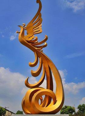 型不翅锈钢观雕塑 户外镂空抽象金属膀景羽翼异形大27广场景观