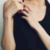 OLIOEACETO Mille Layer Crystal Planet Ring