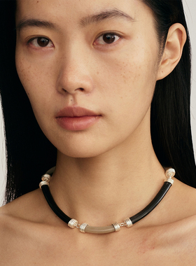 OLIO E ACETO油醋汁·OUDE WAAG 合作系列 纯银牛角木兰项链