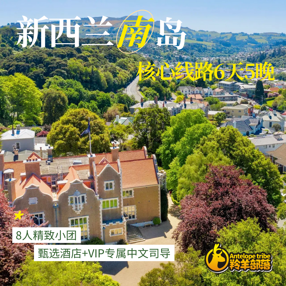 羚羊部落【8人精品团，4星酒店版】新西兰南岛6天5晚多日游,淘宝优惠券,粉丝福利购,淘宝优惠卷