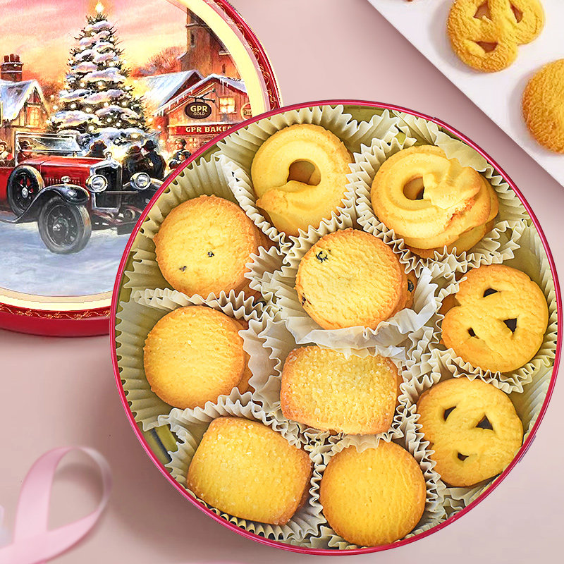 马来西亚进口GPR黄油曲奇340g年货礼盒装