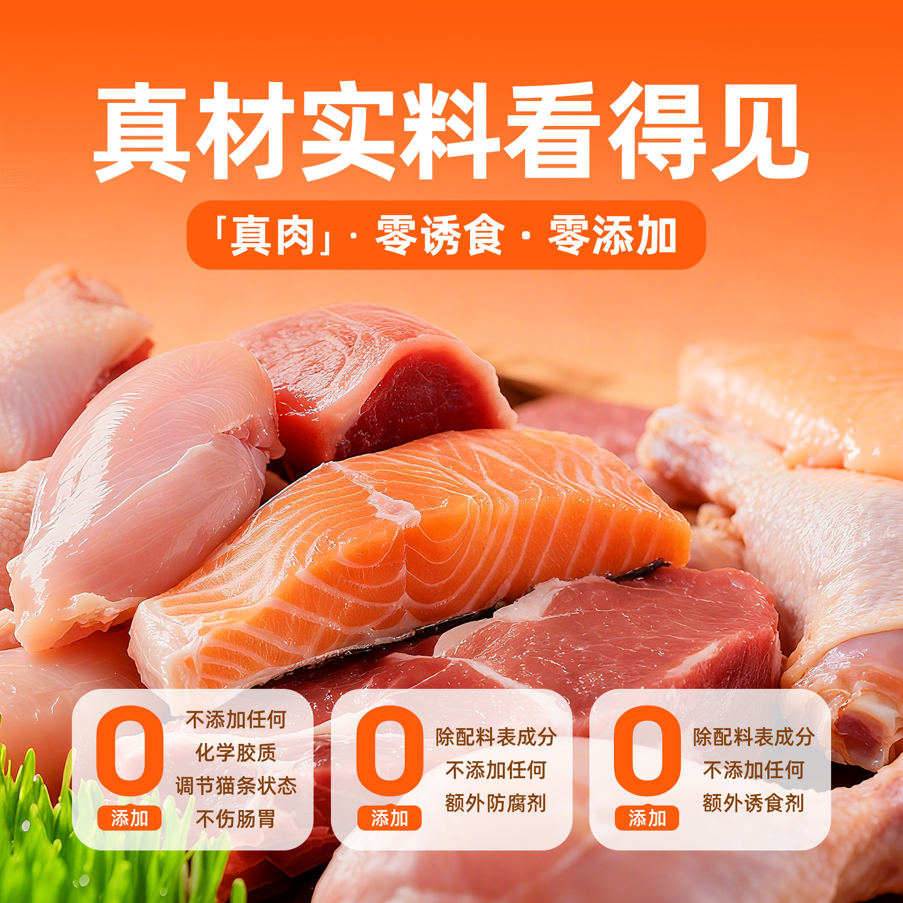 宠物湿粮包纯鲜肉猫条补水混合装口味猫草鸡肉金枪鱼宠物猫猫零食,淘宝优惠券,粉丝福利购,淘宝优惠卷