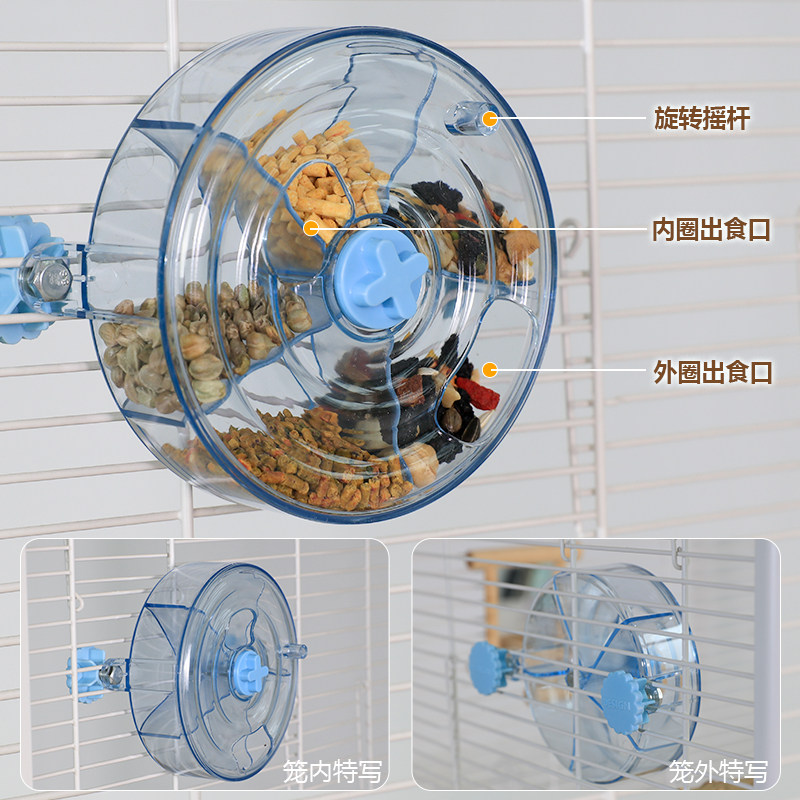 玄凤小太阳大型鹦鹉玩具解闷益智啃咬觅食转转乐牡丹玩具鸟笼装饰,淘宝优惠券,粉丝福利购,淘宝优惠卷