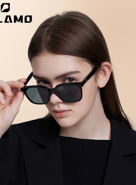 帕拉莫墨镜女高级感小脸圆框太阳镜2025新款防晒防紫外线太阳眼镜