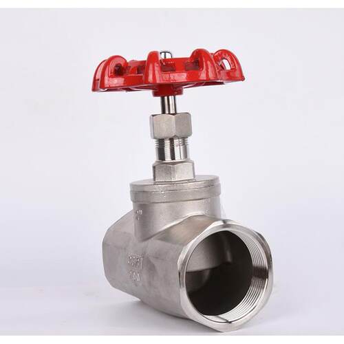 304不锈钢丝扣截止阀门内螺纹S型J11W-16P气管水管道水开关阀DN15 - 图0