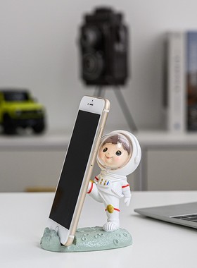 可爱手机支架桌面便携手机架追剧神器床头懒人平板支撑架创意摆件