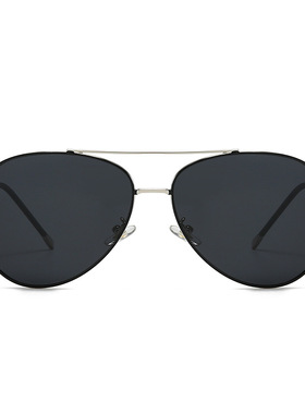 新款时尚偏光经典男士太阳眼镜双梁飞行员式司机开车驾驶蛤蟆墨镜