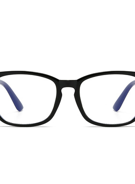 热卖防蓝光平光镜女士金属铰链网红眼镜框方形护目眼镜架