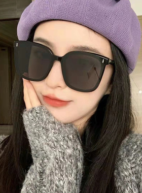 新款墨镜女高级感眼镜潮男士款开车防紫外线大脸网红太阳镜