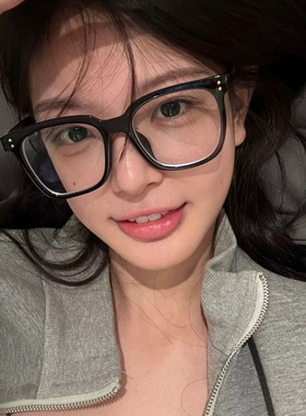 眼镜框近视可配度数方框素颜网红同款眼镜架防蓝光平光镜潮