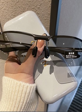 时尚偏光变色太阳镜女日夜两用墨镜男士开车驾驶夜视太阳眼镜