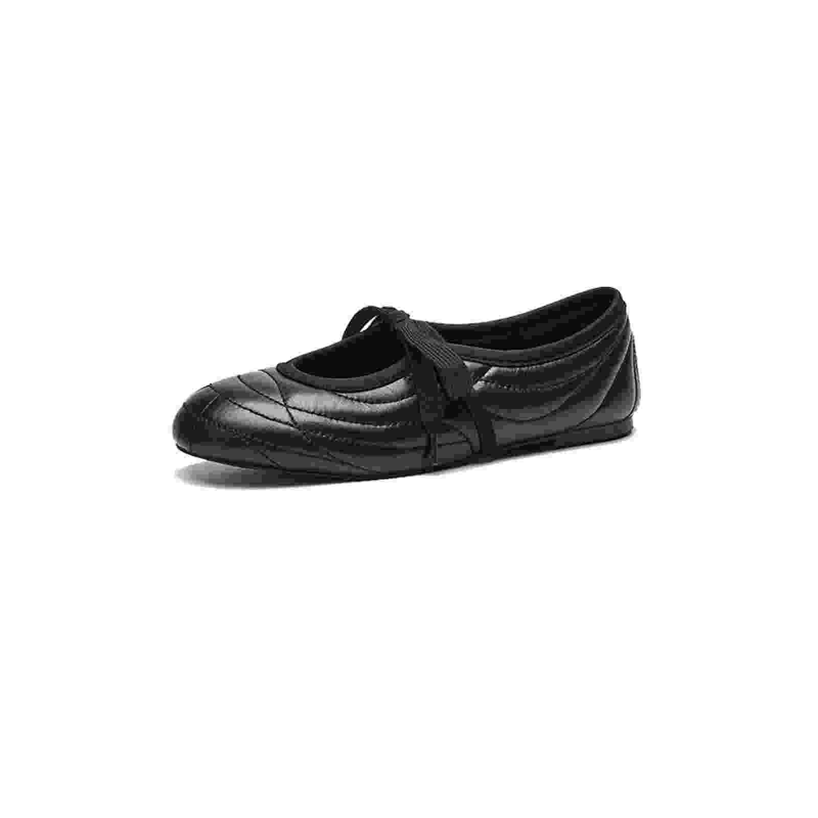 millies妙丽女鞋 学院风真皮芭蕾鞋平底气质优雅浅口时尚单鞋夏季 - 图3