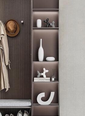 意式摆极简居客厅餐边柜酒柜设小家户型高端设计师板间桌面样摆件