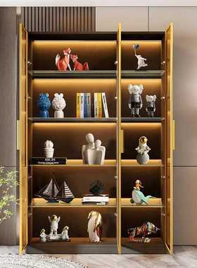 直销新款客厅轻奢酒柜家居摆件高级感2024新款现代简约书柜树脂工