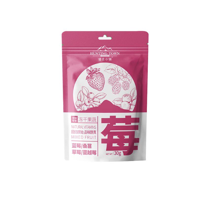 猎食小镇冻干蔬菜混合水果草莓蓝莓蔓越莓狗零食宠物拌粮营养辅食,淘宝优惠券,粉丝福利购,淘宝优惠卷