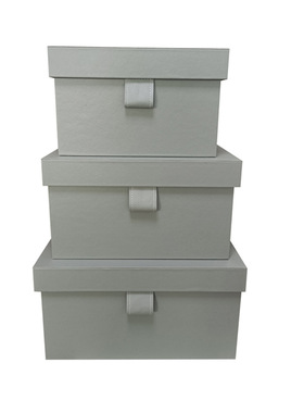 新中式软装样板房简约收纳盒衣帽间整体橱柜皮质盒子工艺礼品摆饰