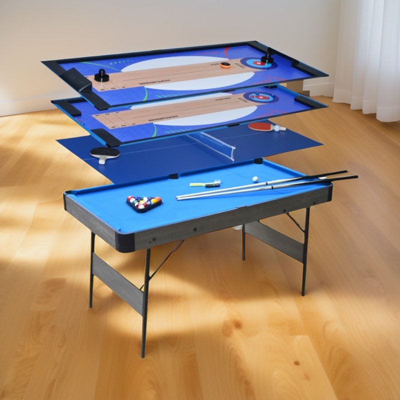 【DAXXER】多功能台球桌面足球冰球机家用乒乓球可折叠多功能游戏,淘宝优惠券,粉丝福利购,淘宝优惠卷