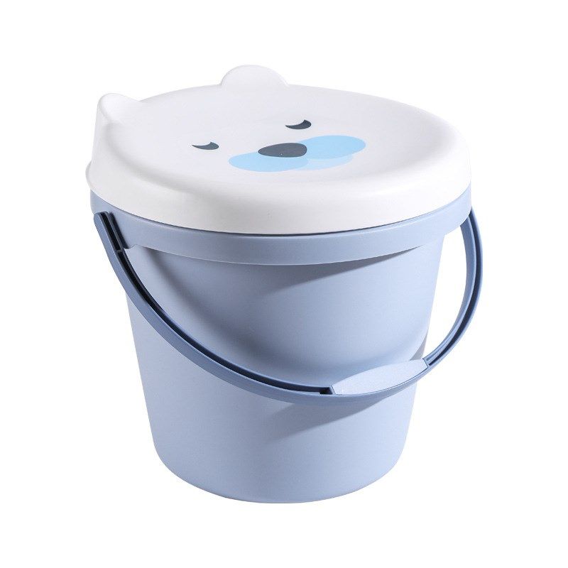 多功能手提洗澡可坐水桶塑料带盖加厚可坐钓鱼桶儿童凳玩具收纳桶,淘宝优惠券,粉丝福利购,淘宝优惠卷