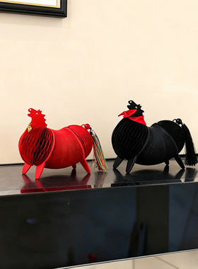 马年吉祥物摆件客厅桌面新年装饰2026元旦春节氛围布置饰品喜庆