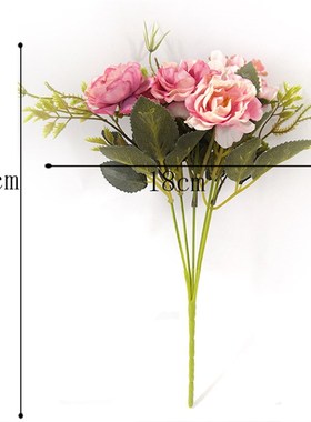 Peony DIY Party Decoration Vintage Silk Artificial Flowers S