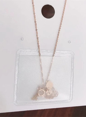 项链纸卡背袋现货自粘PE塑料袋饰品包装耳环贴纸首饰卡不干胶挂袋