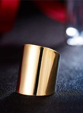 Fashion Gold Opening Ring For Women Punk Alloy Finger Rings