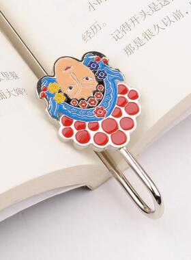 新款直销四大美女书签金属古典中国风学生用创意古风礼物纪念品铁