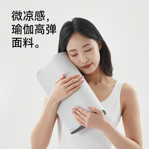 金脊健蝌蚪牵引枕 护颈枕圆柱枕 牵引颈椎曲度变直 腰靠垫旅行枕 - 图2