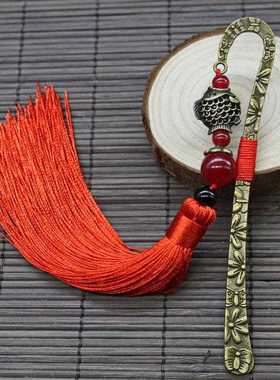 直销新款 流苏金属书签 创意工艺品 中国风古典商务礼品 学生文具