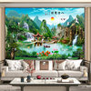 Good Luck and Flowers Bloom and Wealth Landscape Painting