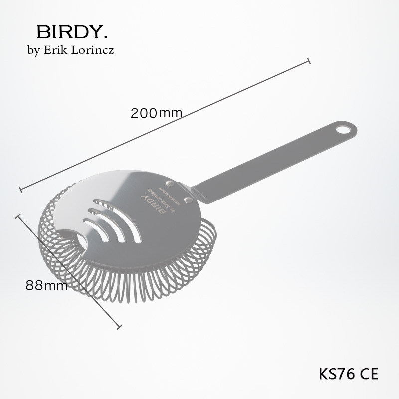 2025新品 日本进口 BIRDY. Strainer炭黑系列高级滤冰器KS76/ST82,淘宝优惠券,粉丝福利购,淘宝优惠卷