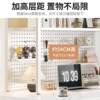 Desktop storage desk book SID rack desk desk storage hole board decorative rack computer two-layer workstation display