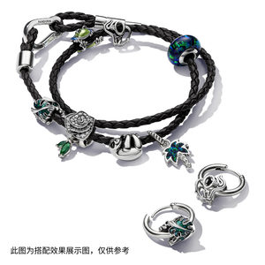 Pandora潘多拉奥莱18毫米串饰耳环925银简约百搭礼物