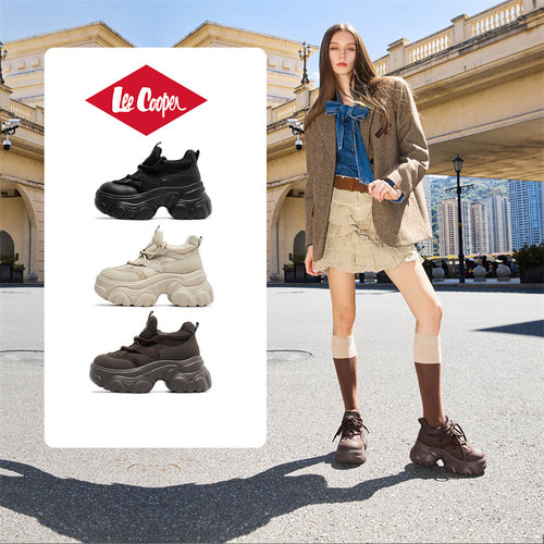 LeeCooper[孟子义同款系列]老爹鞋女2025新款冬季时尚保暖休闲鞋 - 图1