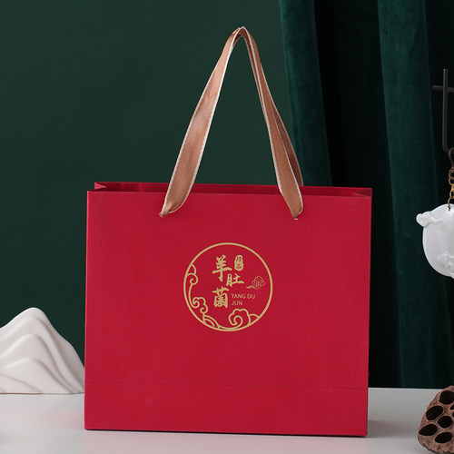 羊肚菌礼盒空盒可装100克年货节包装盒定制小批量干货礼品盒定做 - 图2