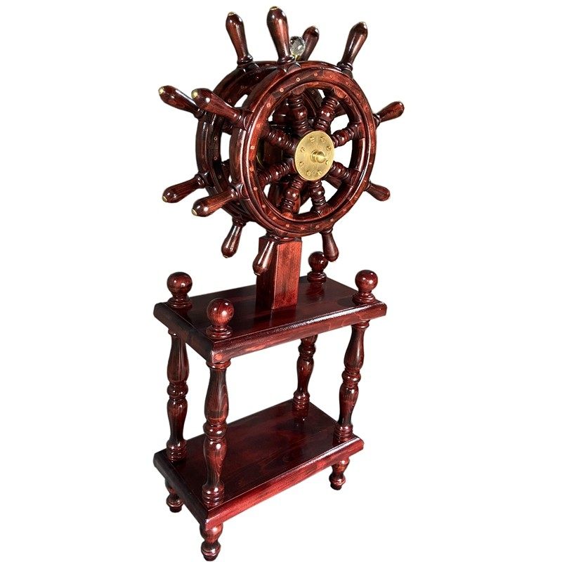 开业贺礼实木领航舵落地大摆件店铺酒店办公室客厅装饰大航海舵手,淘宝优惠券,粉丝福利购,淘宝优惠卷