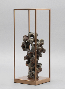 现代新中式创意石头摆件家居室内桌面摆设办公桌书房软装搭配装饰