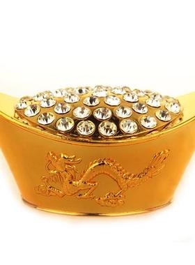 金元宝*供佛财神摆件*合金铜元宝*小摆件带底座*高档精美礼品包邮