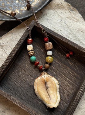 新中式天然植物果实项链