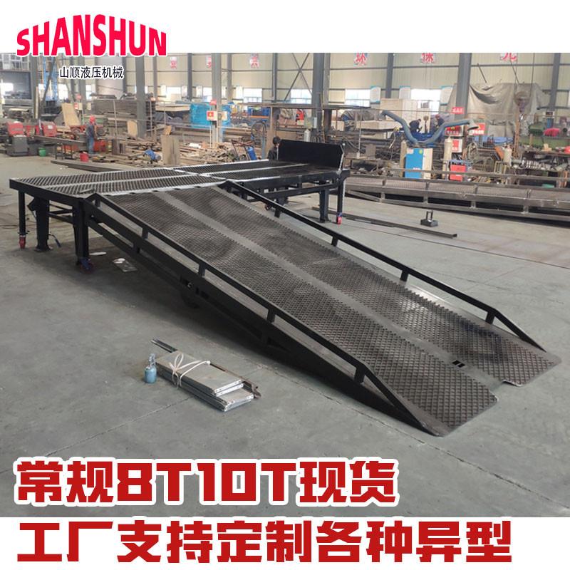 移动式登车桥叉车坡道货车装柜神器厂家10吨斜坡集装箱装卸货平台 - 图2